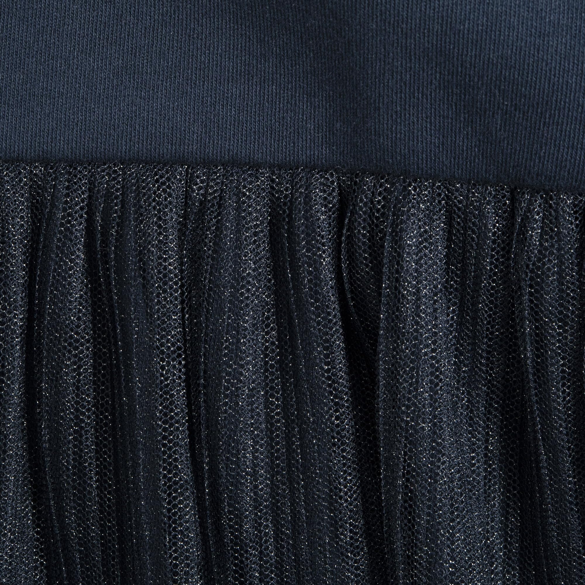 Chicco Mädchen Kleid mit Langen Ärmeln aus Weichem und Warmem Fleece Stoff FW25 253