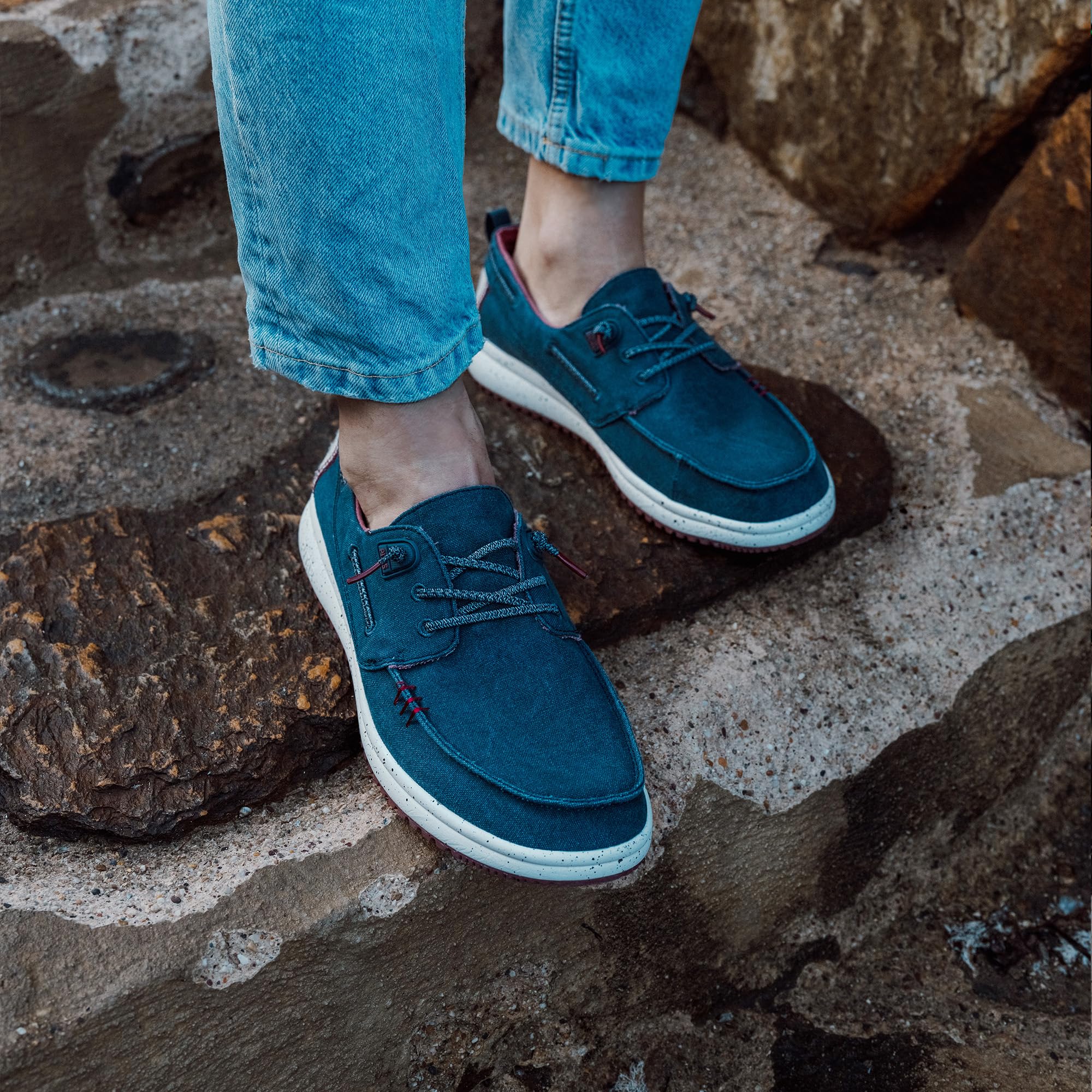 Byron Mocasines de Hombre Náuticos Casual Zapatillas de Verano PITAS