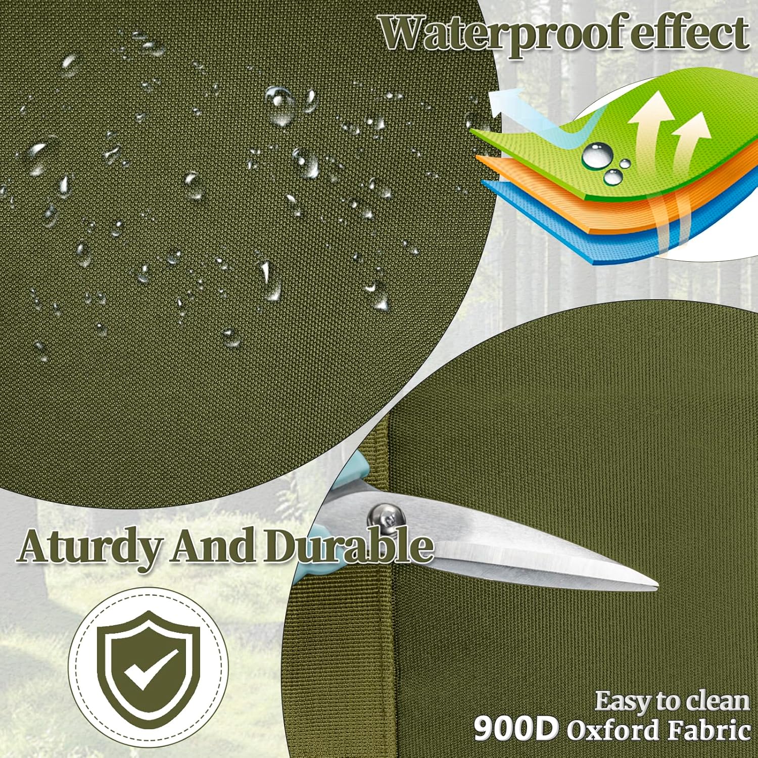 GMAK Military Tactical Duffle Bag for Men, 40L Sports Gym Bag with Shoe Compartment, Carry on Bag Travel Duffle Bag for Weekender Overnight Gym Workout Training Basketball Football, Green - Image 5