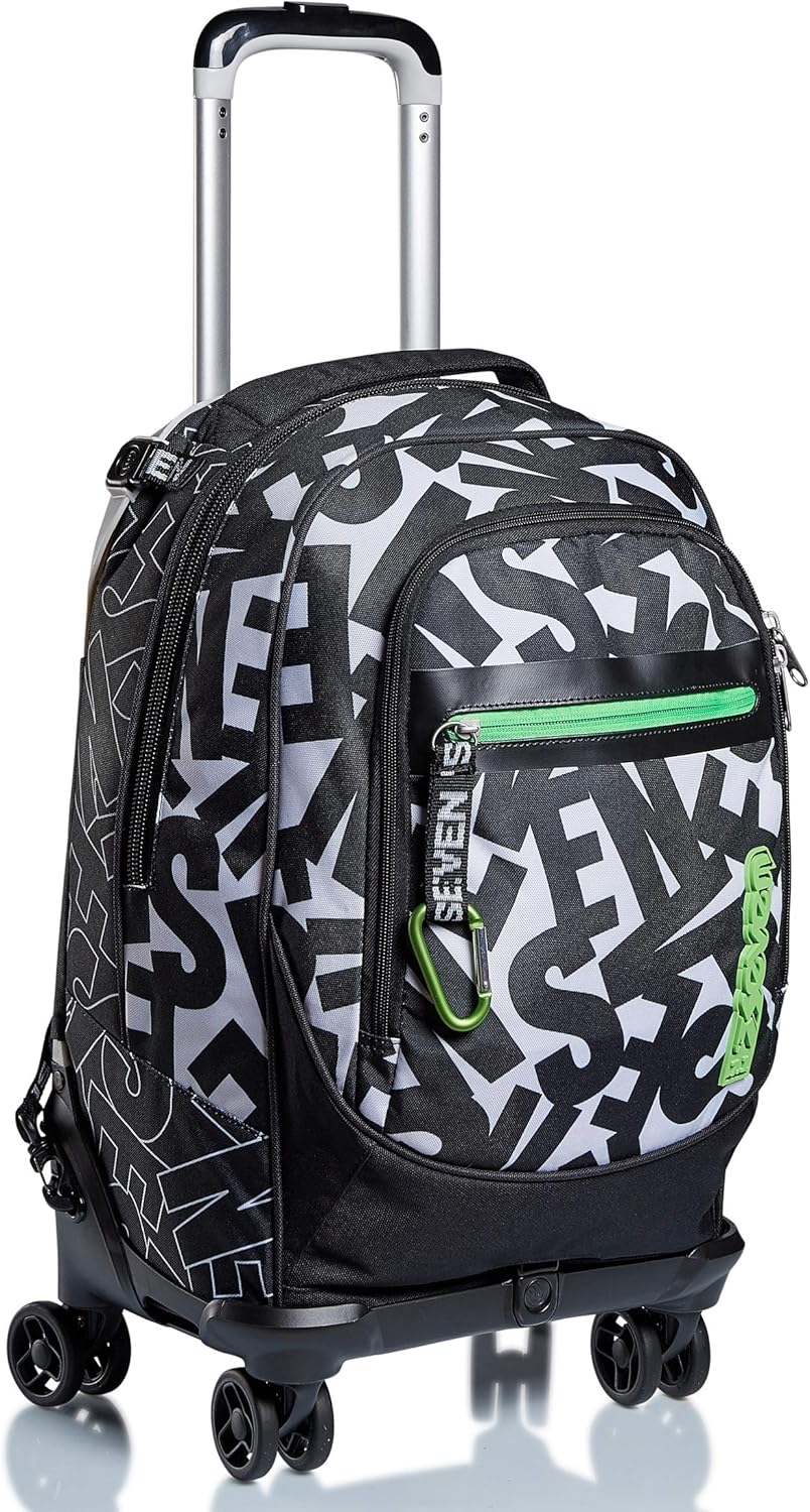 Seven TROLLEY JACK 4WD - ALPHA BEAT - Zaino sganciabile Trolley - 3 in 1