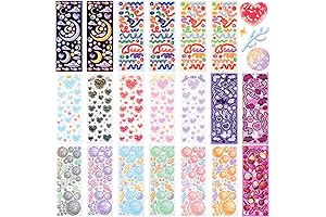 Cute Korean Stickers 20 Sheets, Kpop Stickers for Photocards