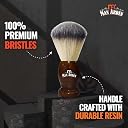 Man Arden Vintage Finish Premium Shaving Brush With Ultra Soft & Absorbent Bristles & Long Handle | Cruelty Free | For A Smooth Shave gallery image