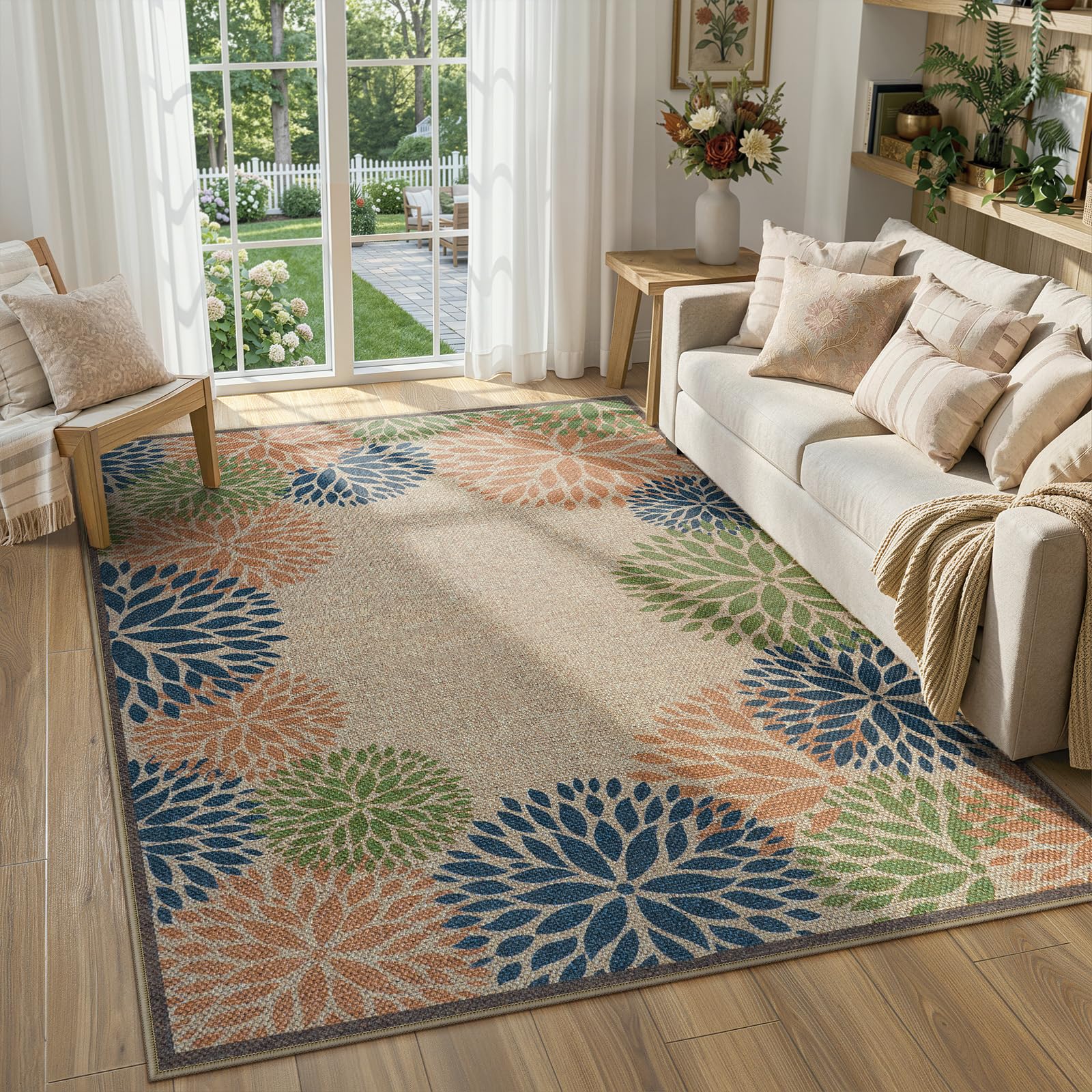 LIVEBOX Modern Easy Jute 5x7 Outdoor Rug