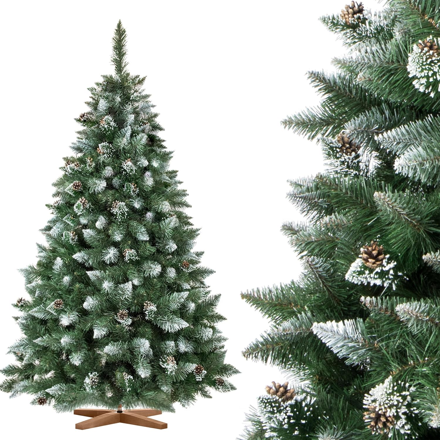 SHATCHI Albero di Natale artificiale con 230 pini verdi da | WhichOne