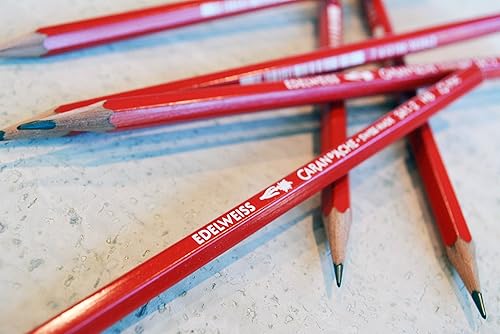 Miniatura 5 de Caran d'Ache Edelweiss HB - Lápiz de escritura, fabricado en Suiza, paquete de 12