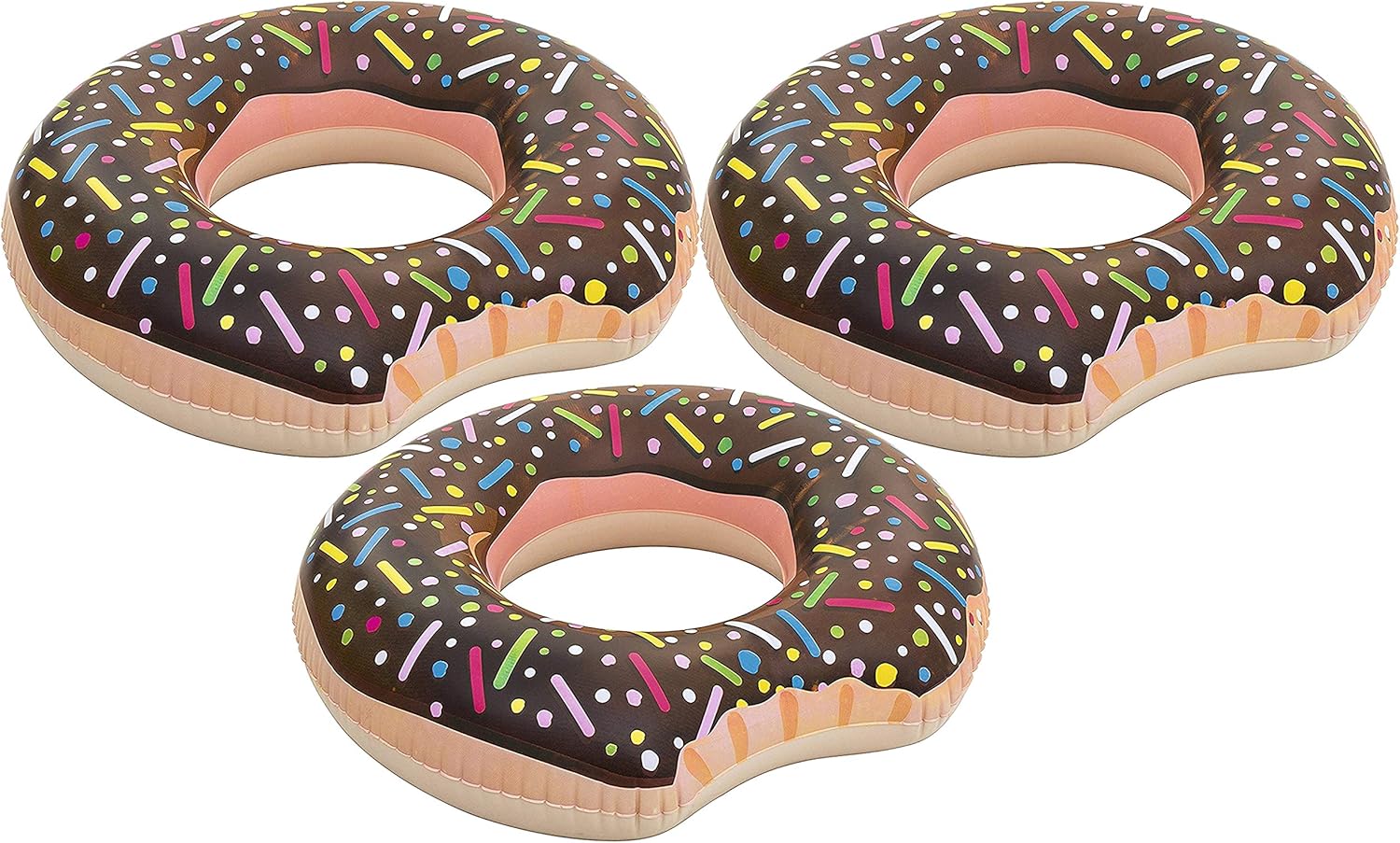 Bestway Doughnut Swim Ring 94 x 94 x 28 cm 3x brown. Amazon.co.uk