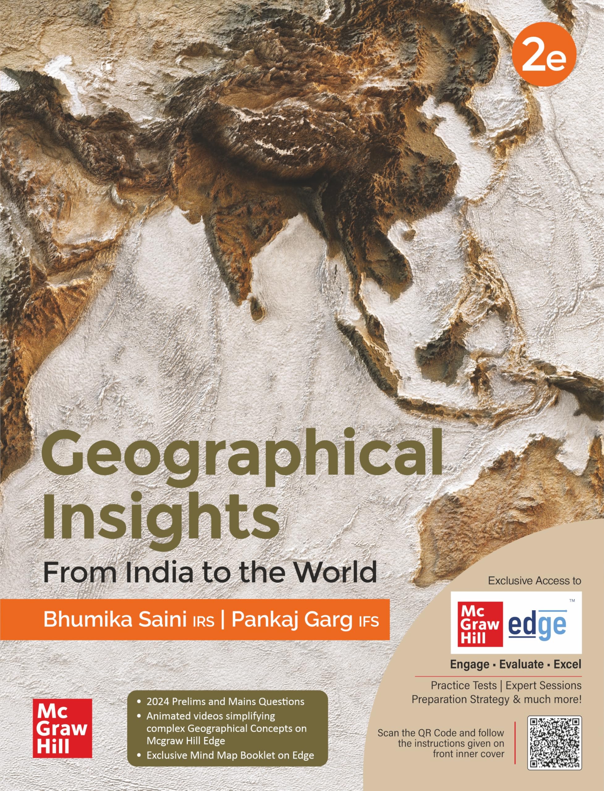 Geographical Insights: From India to the World, 2e by Bhumika Saini (IRS) & Pankaj Garg (IFS) for UPSC CSE 2025 | Last 10 Years' Prelims Questions (Including 2024) & Answer Keys | Updated with Diagrams, Maps, Flowcharts & Tables | Pluck Out Chart