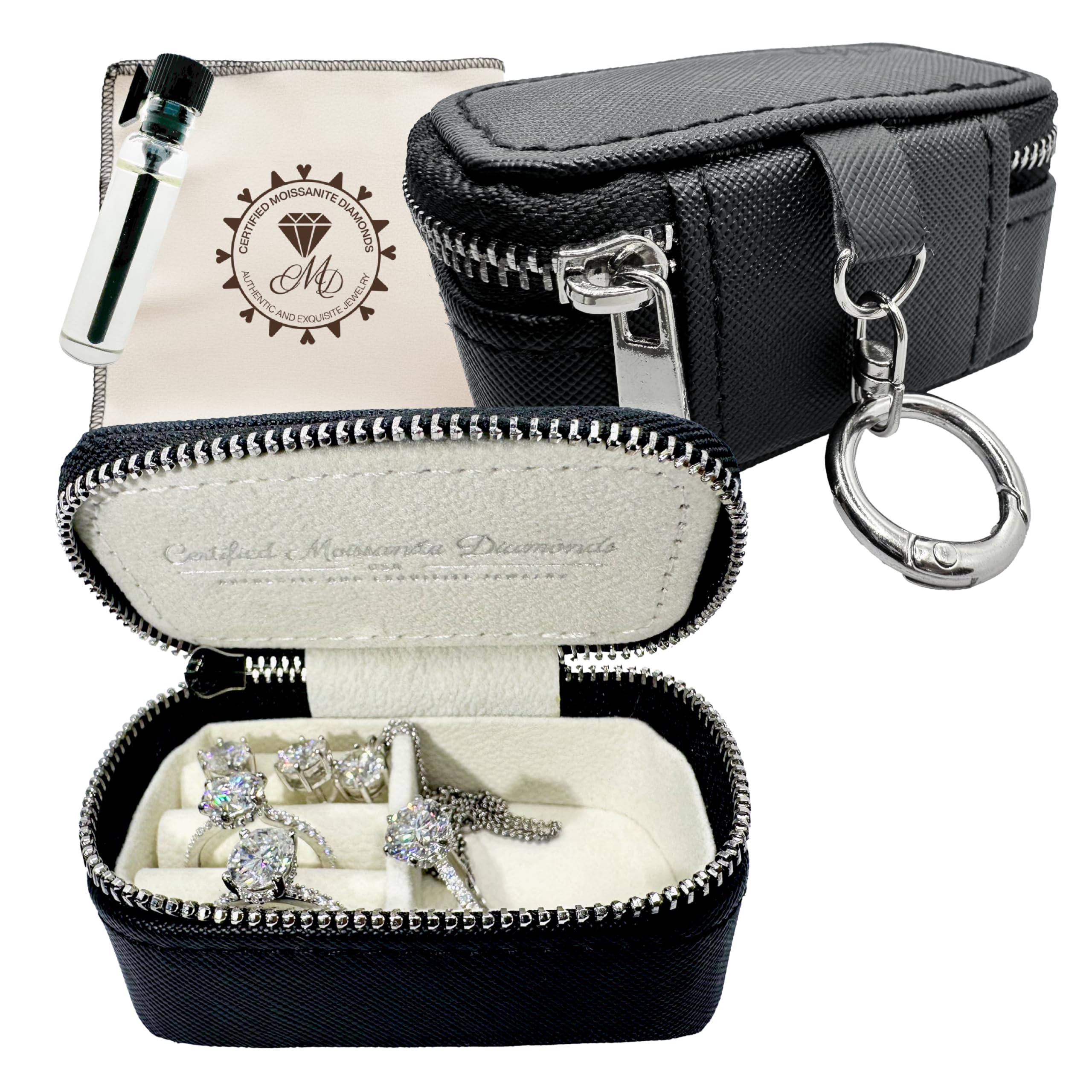 Amazon.com: CMD Travel Jewelry Box Case Holder with Secure
