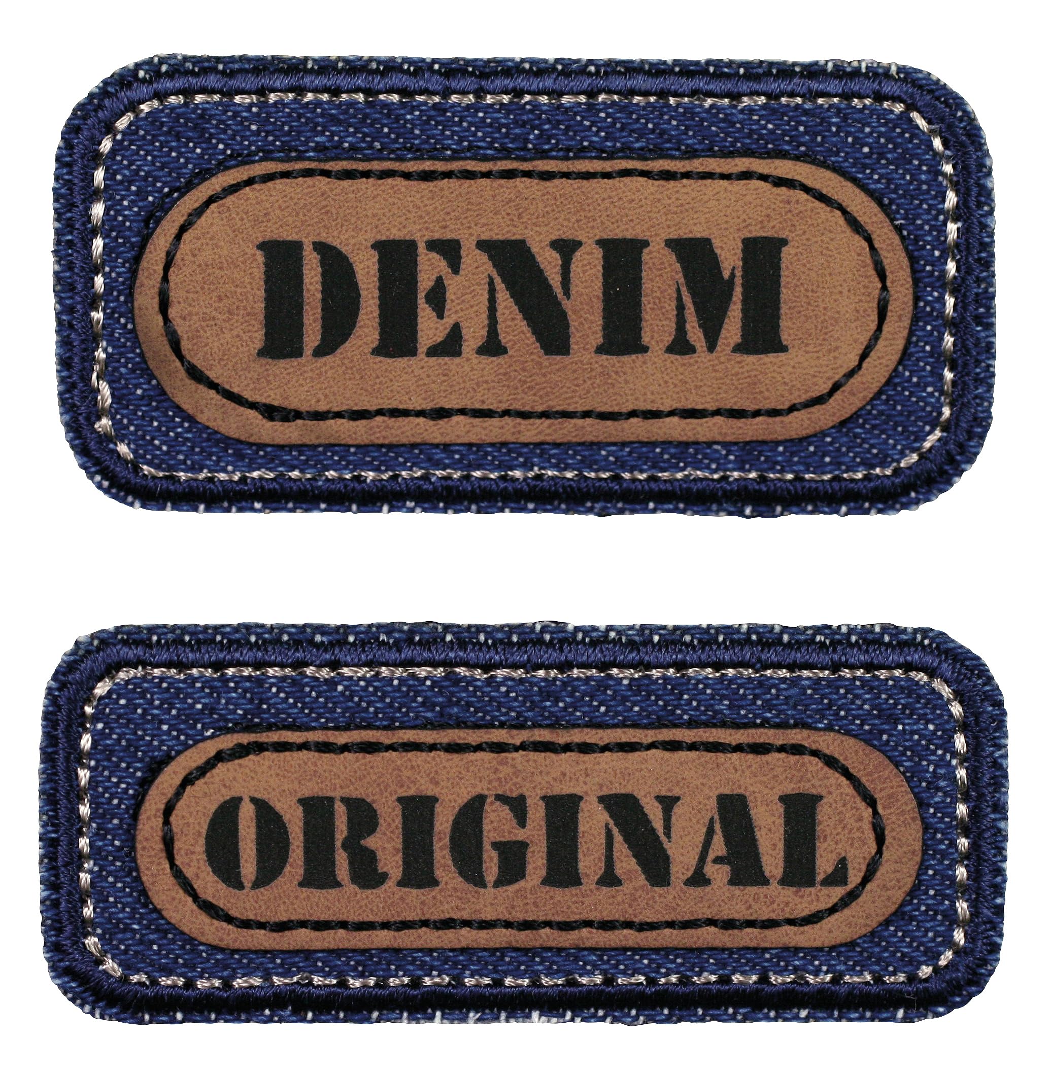 Prym 921495 Denim Appliqué Jeans Blue/Brown