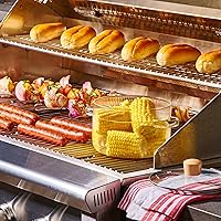 Vista 4 de Le'raze Olla de cocina de vidrio con tapa, 1.6 L (54 onzas), resistente al calor, juego de ollas de cocina de vidrio de borosilicato, olla a fuego