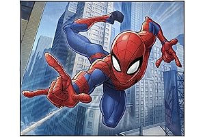 Jay Franco Marvel Spiderman Wall Crawler Rug: Ultimate Bedroom Essential for Boys