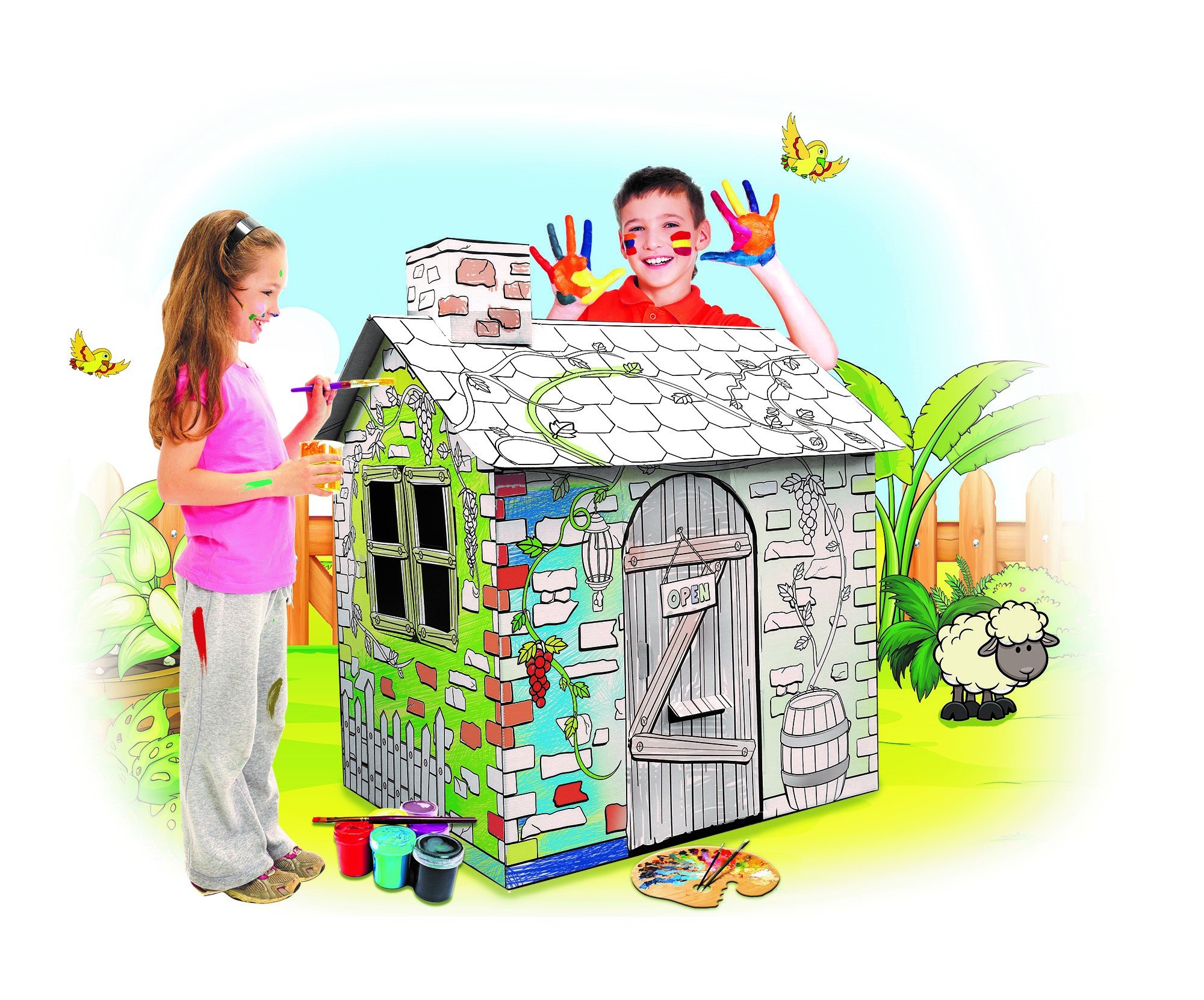 colour your own playhouse
