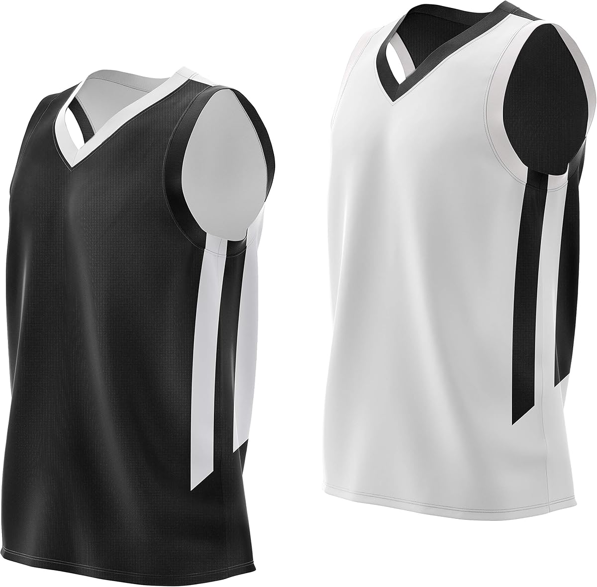 1 Piece Men's Reversible Custom Basketball Jerseys