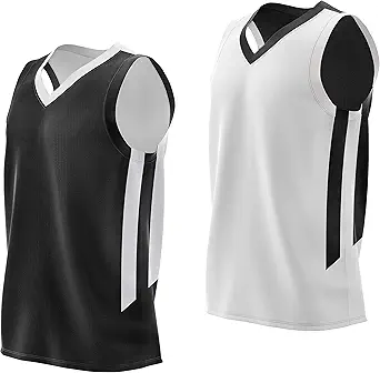 Liberty Imports Reversible Basketball Jersey for Men