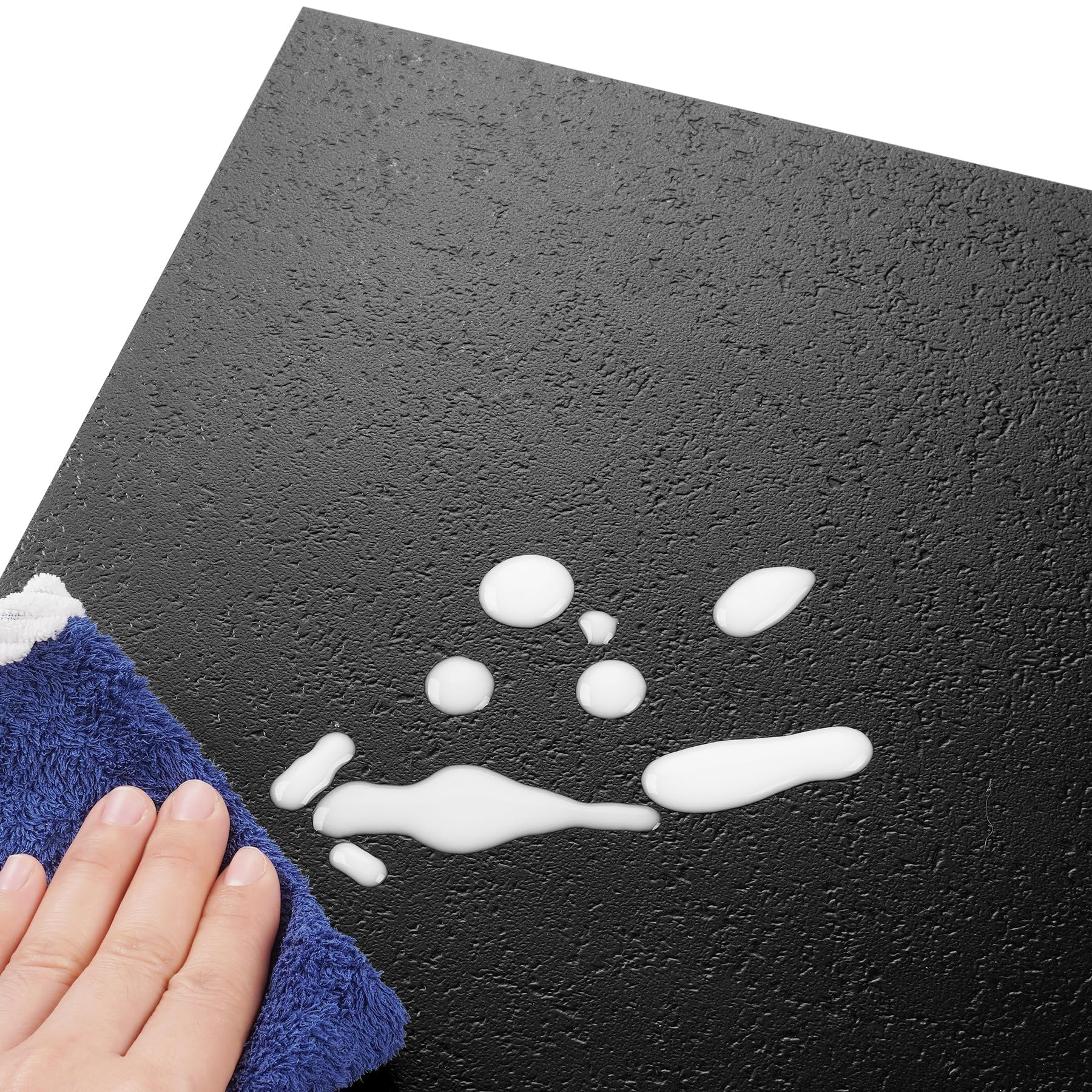 Decotalk DallePVC Adhesive Sol Noir Mat 30x30cm 30 Pièces Carrelage Autocollant Sols Cuisine Noir Revtement de Sol Adhesif Intérieur Carrelage Adhesif Mural SolsPVC Salle de Bain Buanderie