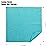 MOONQUEEN 12 Pack Microfiber Cleaning Cloth - Reusable Cleaning Rag, Fast Drying Cleaning Towels,12X12, Green/Blue/Yellow/Pink