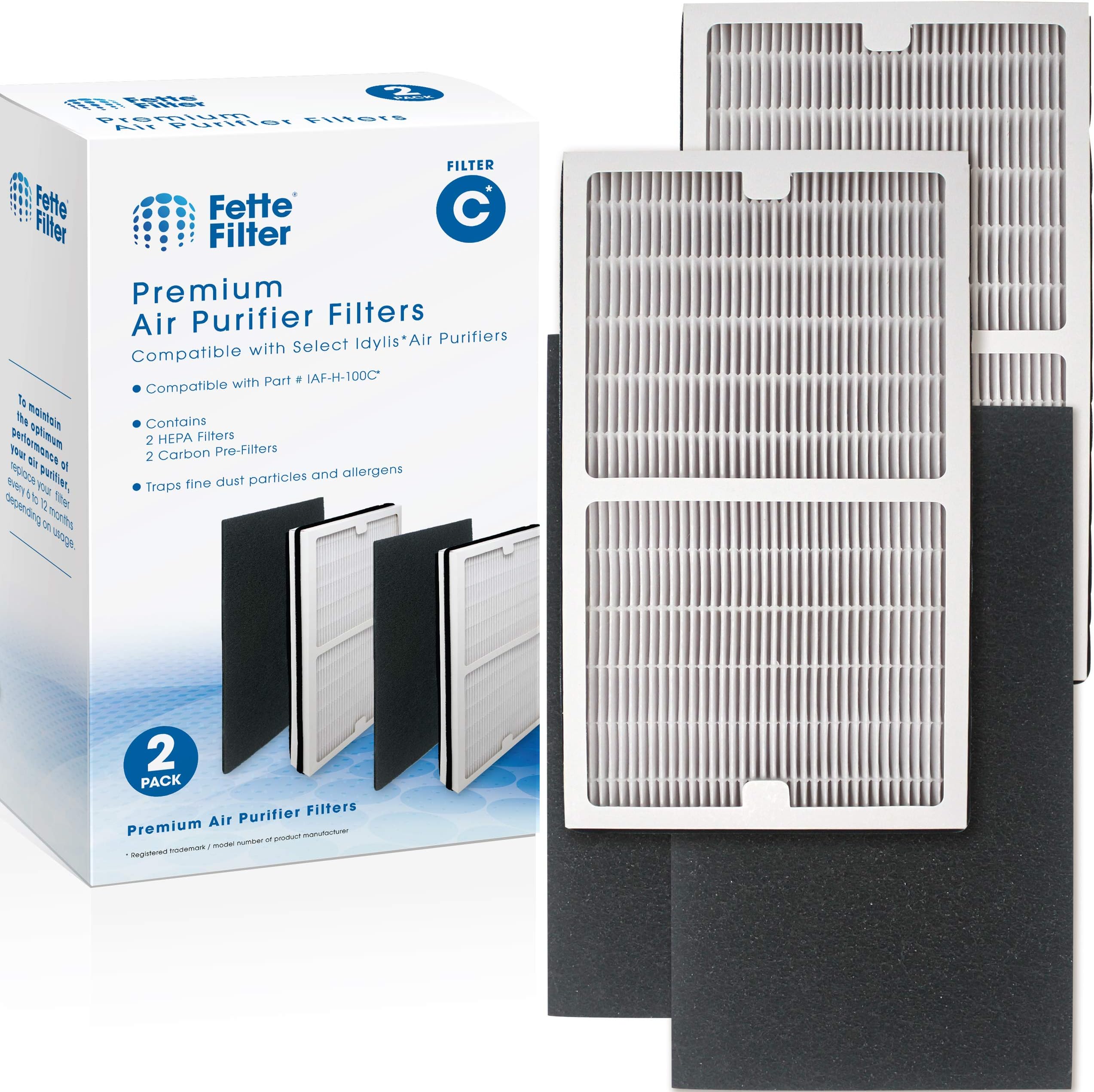IDYLIS C & D Replacement Hepa Filters (with Carbon Filters - Foto 6