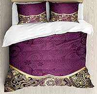 Vista 172 de Ambesonne Juego de funda de edredón de pesca, lubina de boca grande atrapando un bocado en espray de agua, imagen salvaje, juego de cama decorativo