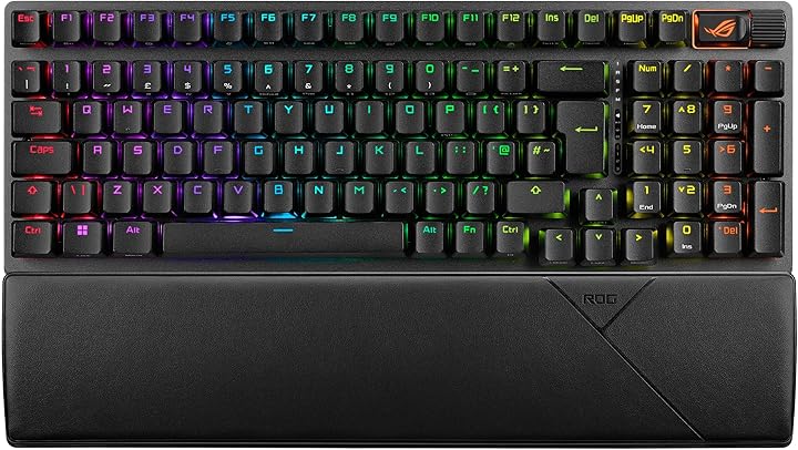 ASUS ROG STRIX SCOPE II 96 WL/NX SNOW/PBT/UK WIRELESS OYUNCU KLAVYESİ 3 FARKLI BAĞLANTI TÜRKÇE TUŞ DİZİLİMİ (2.4GHz RF, BLUETOOTH, KABLOLU) ROG NX SNOW MEKANİK