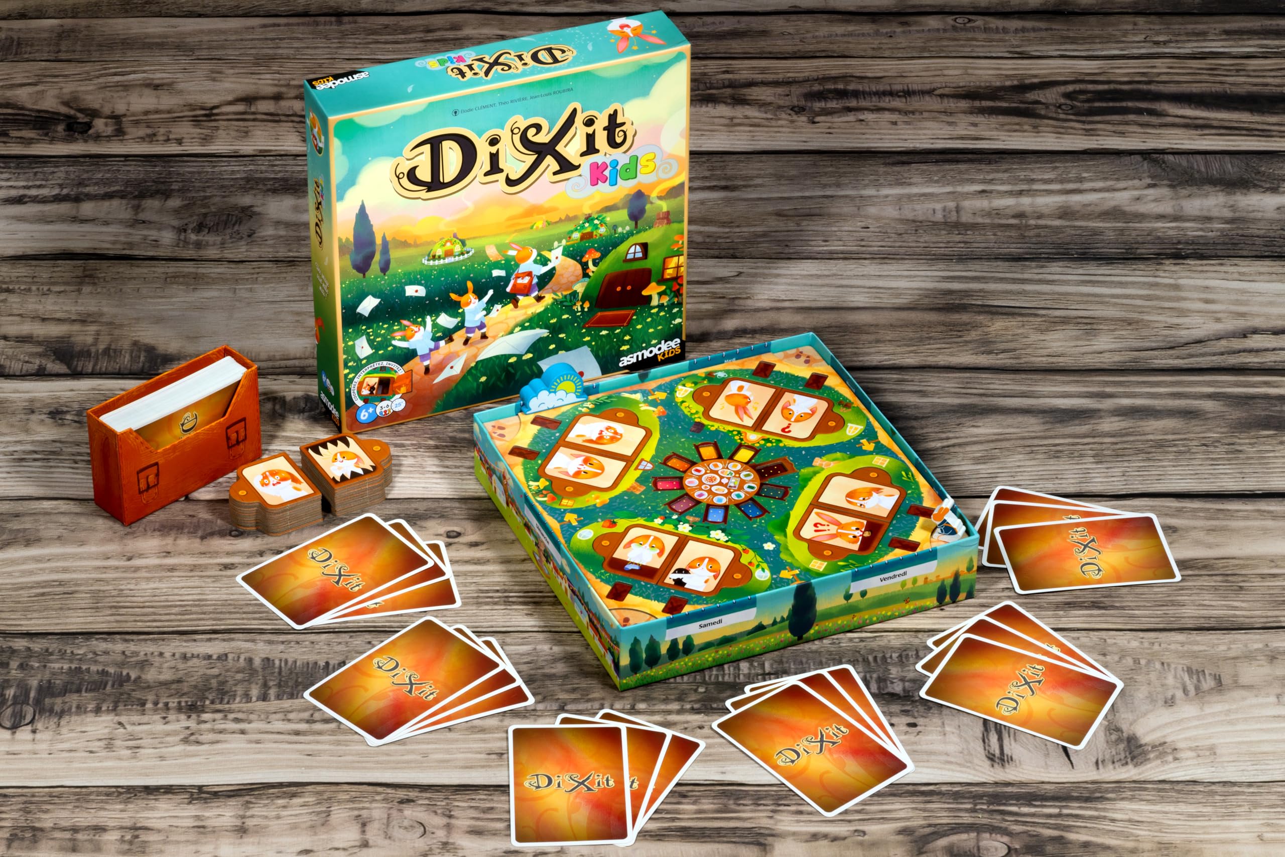 Dixit Kids – Juego De Mesa Cooperativo Familiar Con 84 Cartas Ilustradas – Para 3 A 6 Jugadores Desde 6 Años – Partidas De 25 Minutos