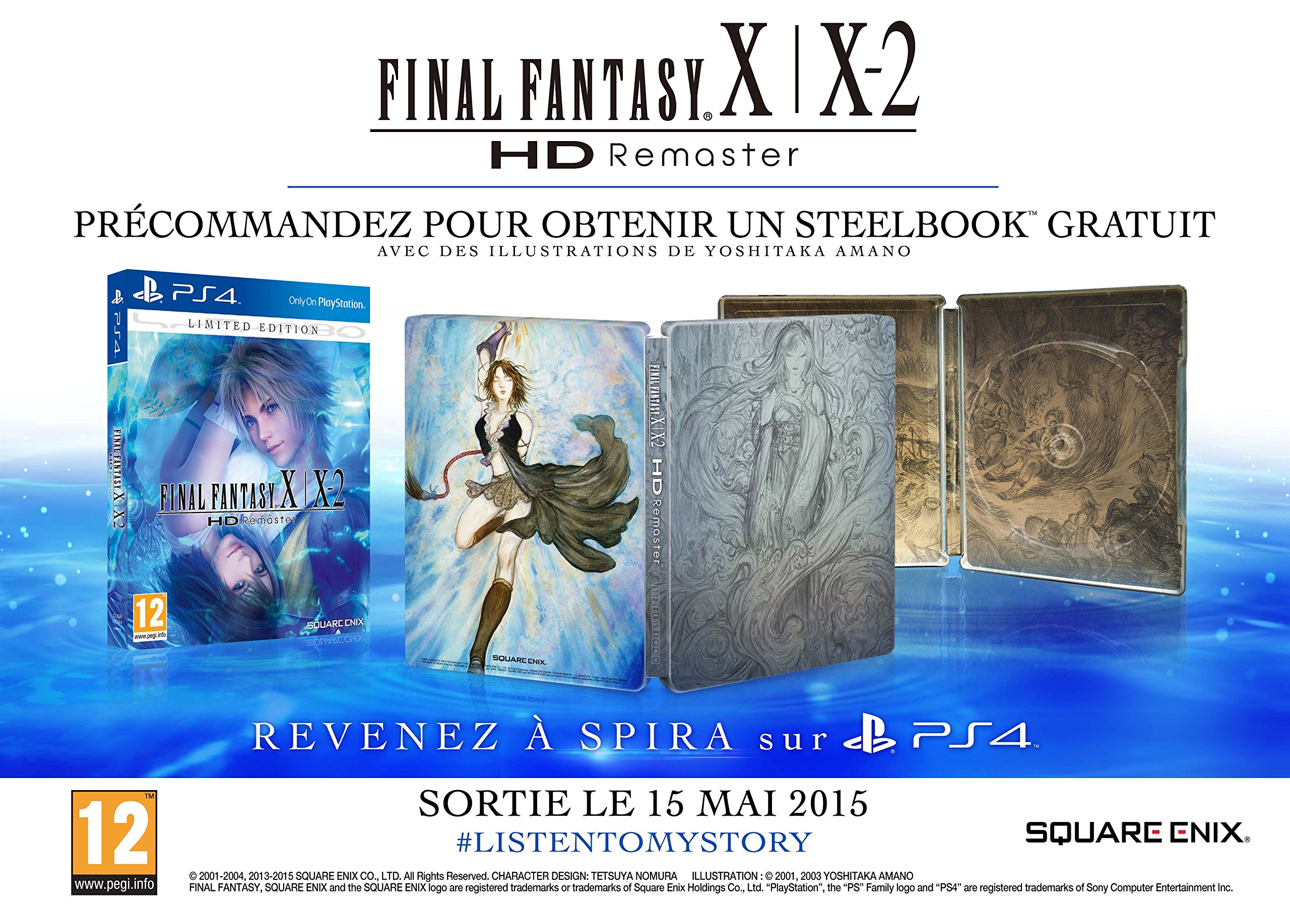 Final Fantasy X/X-2 HD Remaster + Steelbook : Amazon.fr