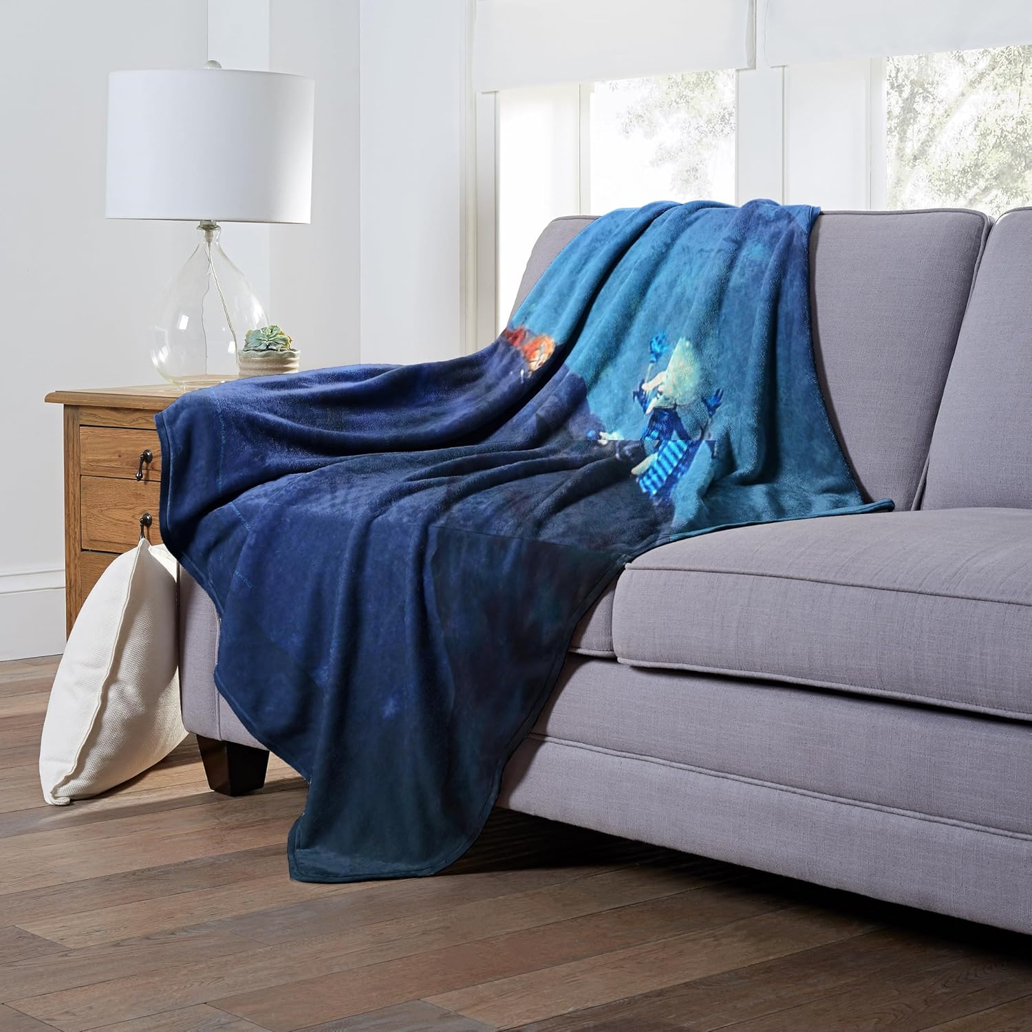 Northwest The Year Without a Santa Claus Silk Touch Throw Blanket, 50" x 60", Brotherly Quarrel