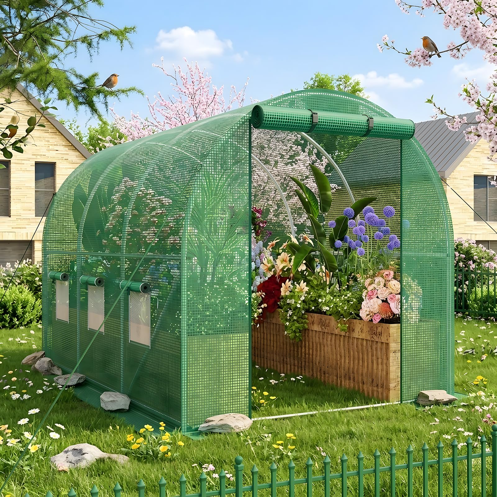 Superlele 10x7x7 FT Tunnel Greenhouse