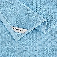 Vista 8 de KITCHENAID Guante para horno de tela de rizo de algodón acolchado, agarradera, toalla de cocina, juego de 4 piezas, resistente al calor, agarre