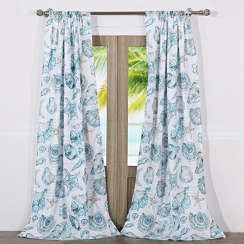 Coastal Window Curtains Amazon Com