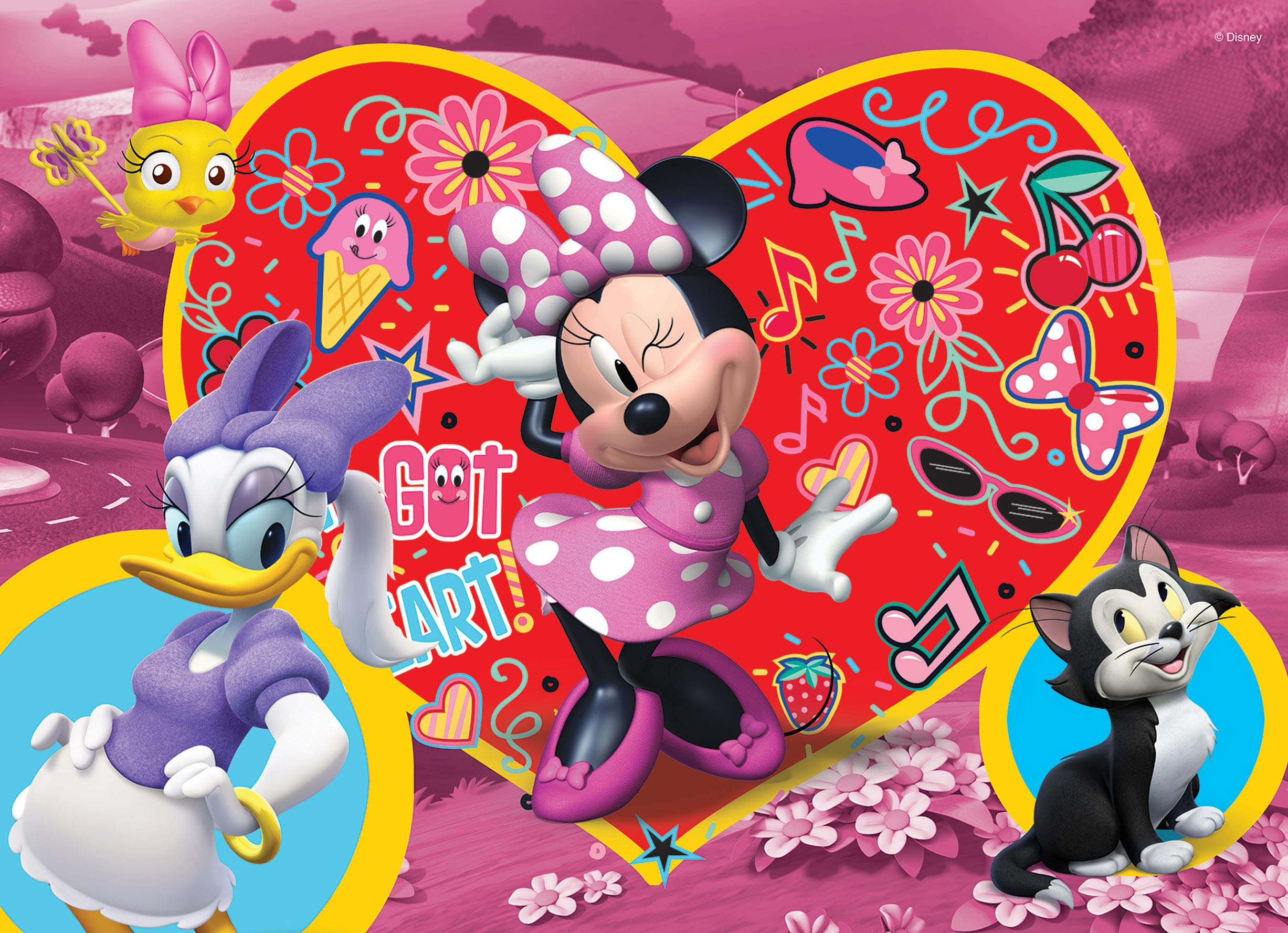 Lisciani 74198 108 Minnie Puzzle, Multicolour, Multicolor, 27.6 x 19.7 inches - Image 2