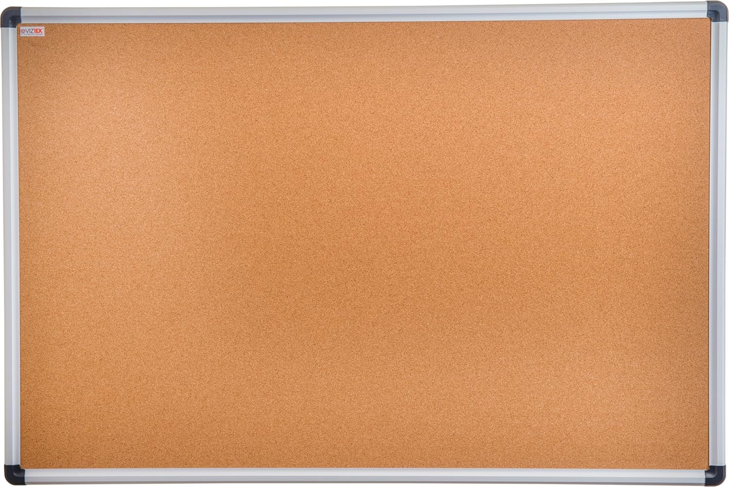 Floortex Viztex Fabric Bulletin Board with An Aluminum Frame - 48" x 36, FCVFBB4836A