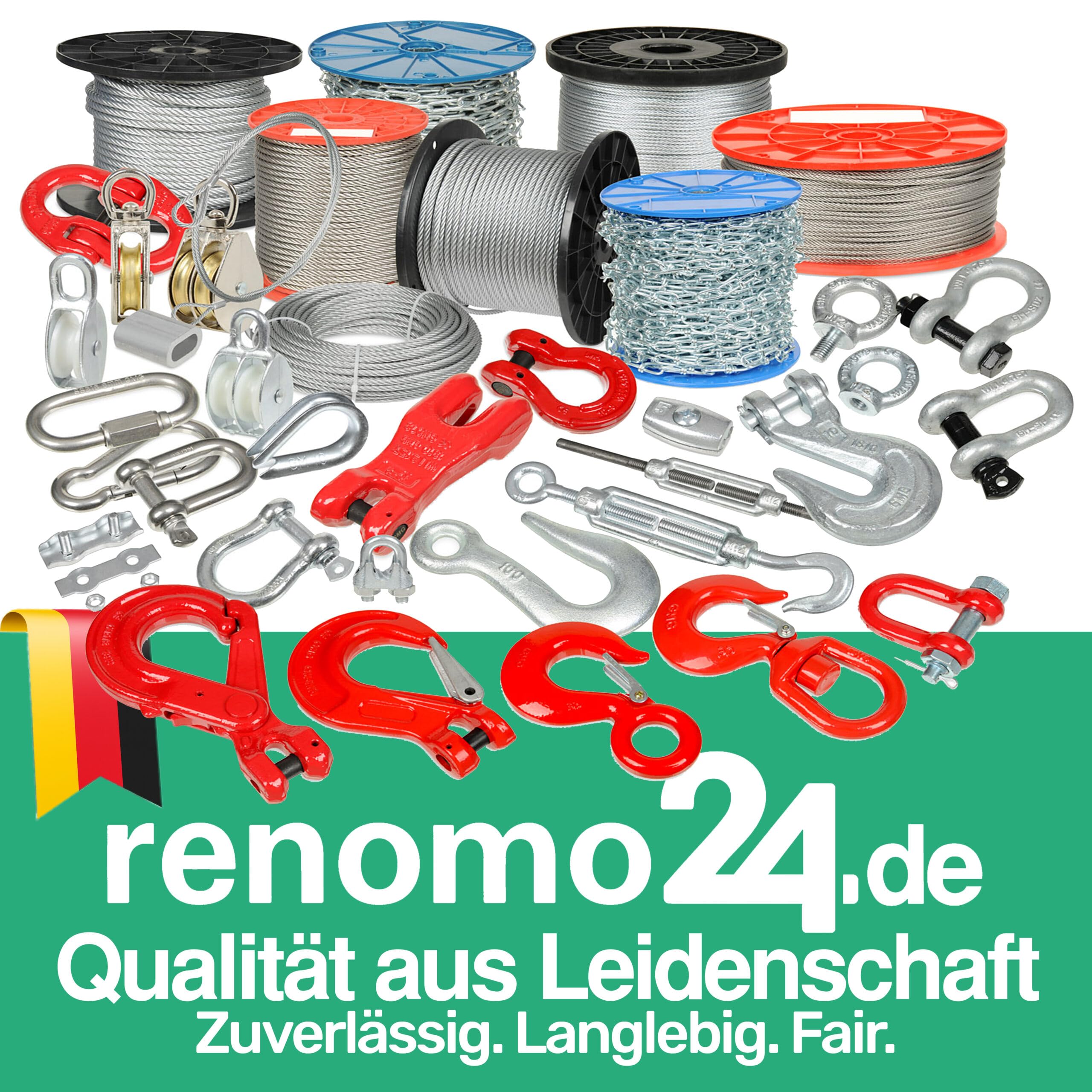 Edelstahl Drahtseil (200m / Rolle, 3mm- 7x7) INOX Stahlseil V4A Rostfrei Seil AISI 316 Edelstahlseil Edelstahldraht