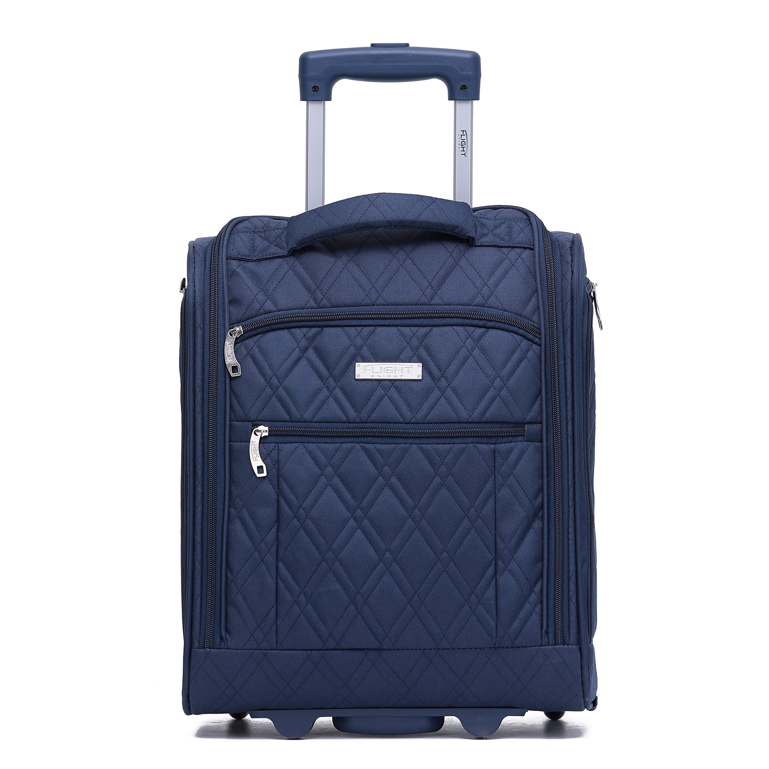 Flight Knight 45x36x20cm easyJet Underseat Carry On Non Priority Approved  Hand Luggage Case Wheels Ultra Lightweight Durable Soft Case Textile