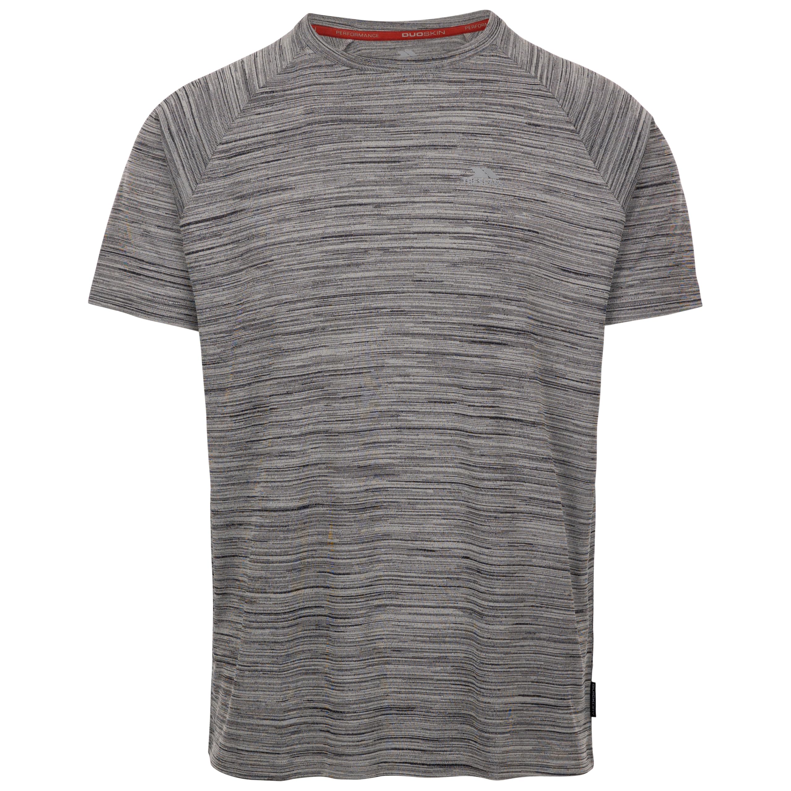 Trespass (S, Grey Marl) Mens Activewear Top Quickdry Leecana