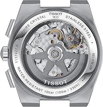 ★TISSOT ティソ クロノグラフ 裏スケ 自動巻き デイト 純正ブレス Amazon.co.jp: [ティソ] 腕時計 TISSOT PRX オートマティック クロノ