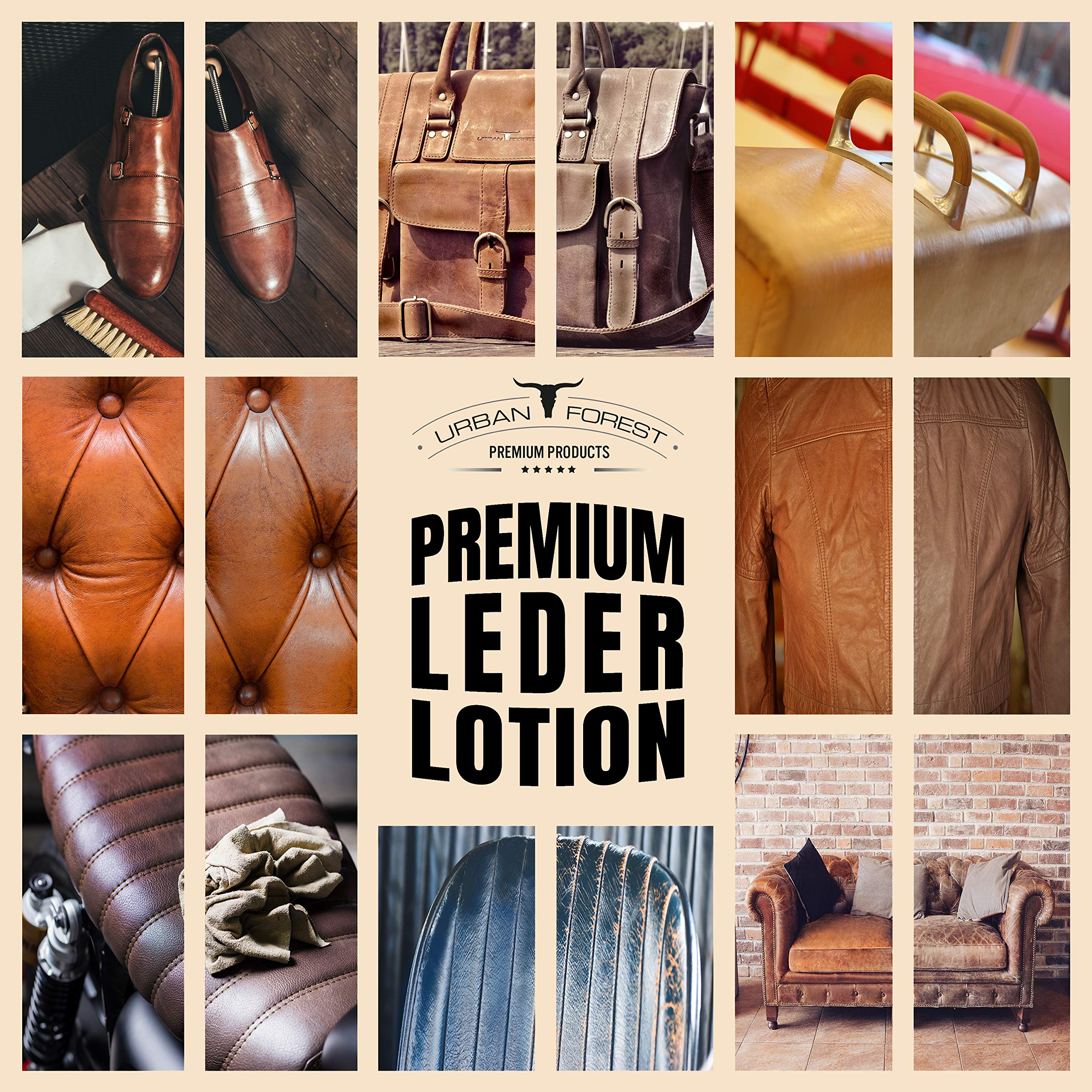 Lederpflege für Auto Sofa Reitsport I Lederpflege-Set zur Reinigung & Pflege von Leder I 3er Set aus Lederreiniger Lederbalsam & Lederlotion I Pflege für Sattel- & Zaumzeug Auto Motorrad Ledercouch