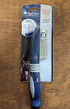 Magic Coat Four Paws Comb with Rotating Pins Dog Brush Removes Tangles and Mats