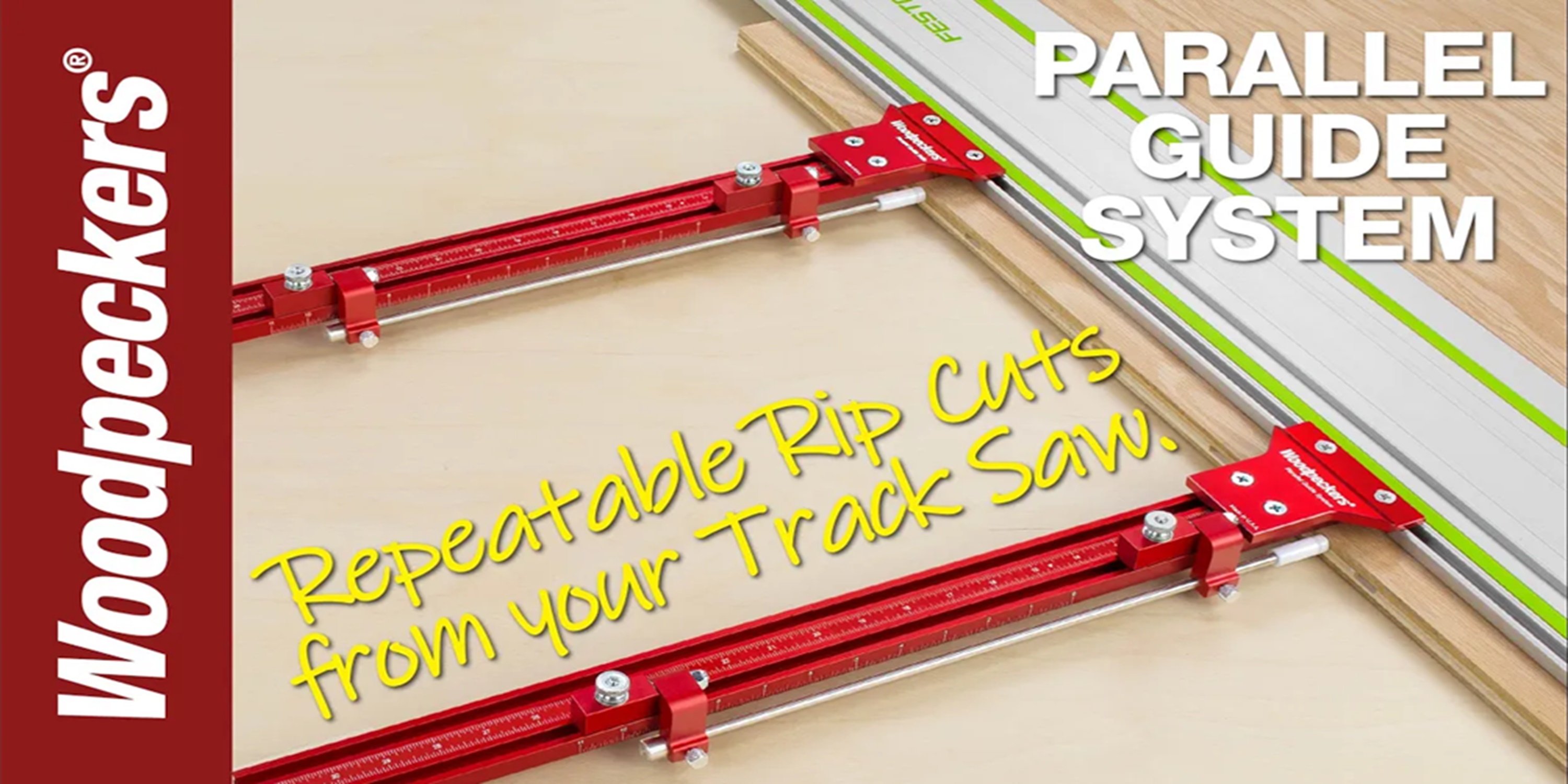 スギーズ　PER System Woodpeckers Parallel Guide System, Metric Version, Precision