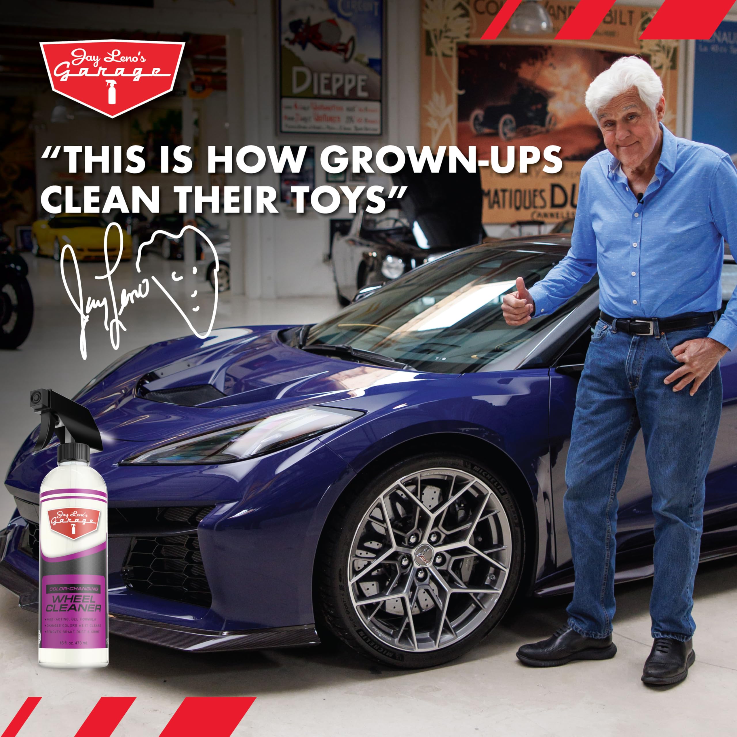 Jay Leno's Garage - Profesjonalny środek do czyszczenia kół i odpylaczy hamulcowych (473,6 g)