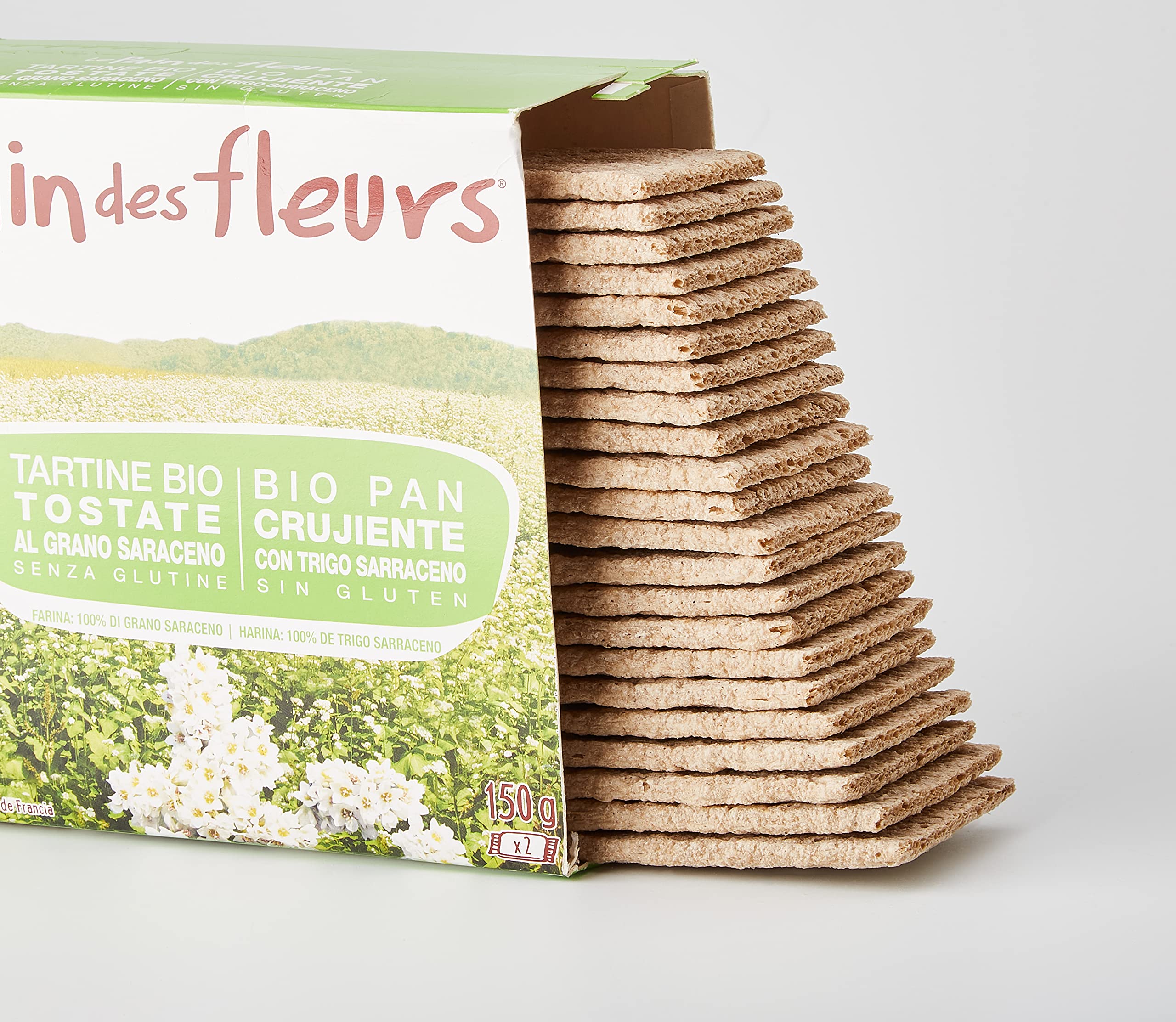 Le Pain des Fleurs KI GROUP SpA Priméal Tartine Al alforfón Orgánica 150 g