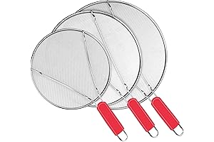 Fine Mesh Splatter Screen: Culinary Shield Against Grease Assault