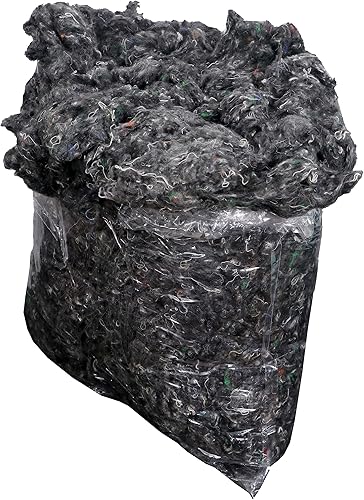 Miniatura 3 de leatherooze Relleno de poliéster de alta calidad, relleno de fibra de poliéster negro, relleno de alta resistencia, relleno para animales de