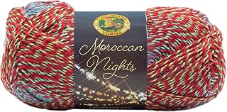 Lion Brand Yarn (1 Skein) Moroccan Nights Yarn, Wishes