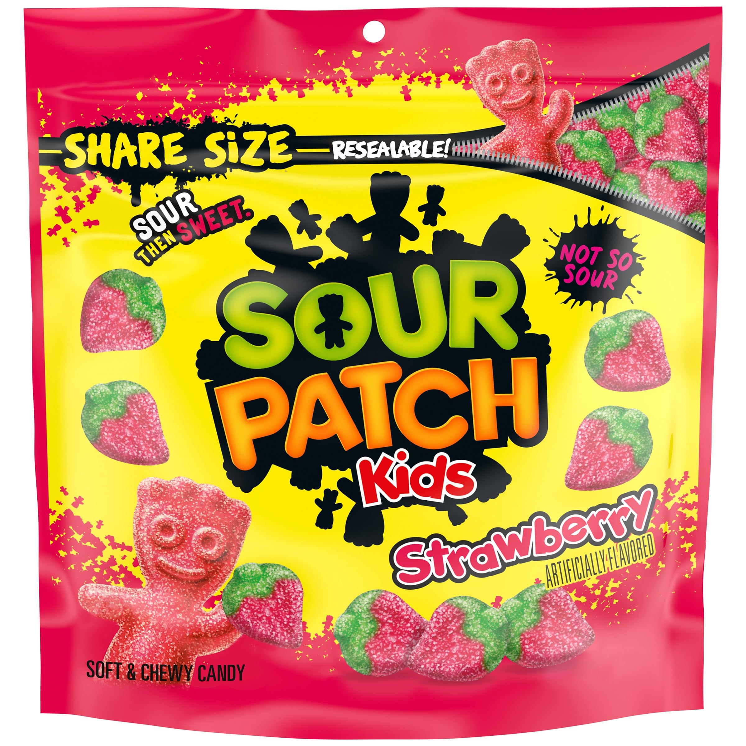 Strawberry Soft & Chewy Candy, Share Size, 12 oz