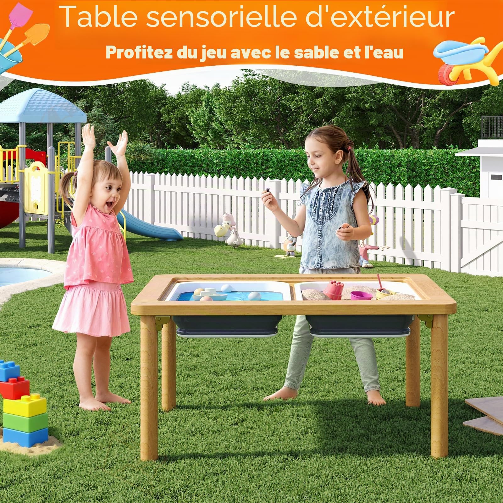FUNLIO Table sensorielle Pliable
