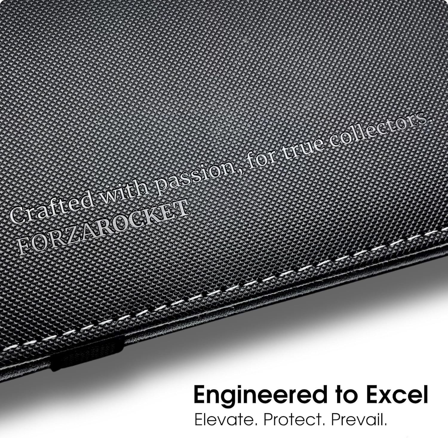 Forzarocket 96 Toploader Binder | 4-Pocket with Strap | Compact Side-Load Album for TCG & Sports Cards | Apex Pro Series