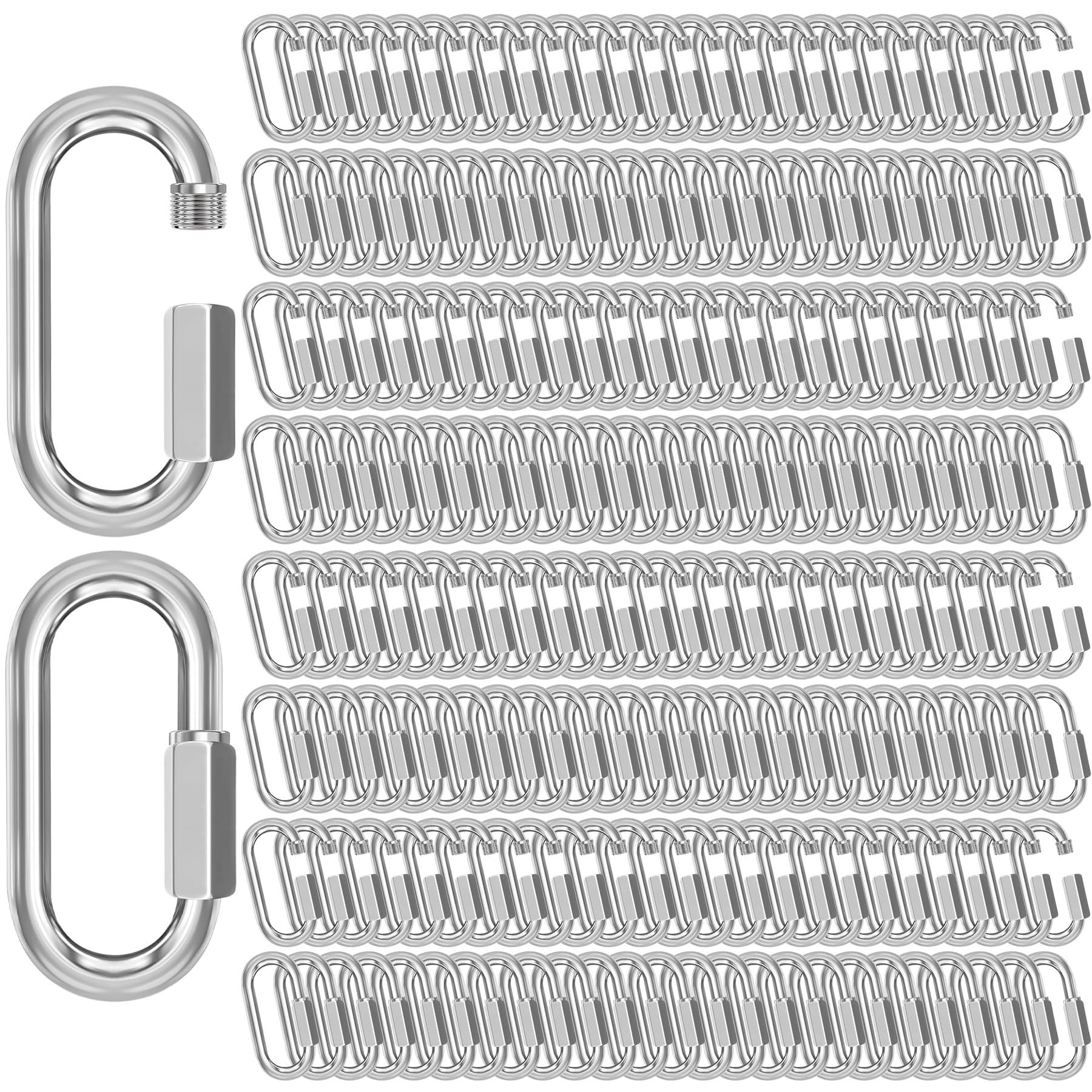Quick Links Chaîne Mousqueton Clips Robuste pour Balançoire Camping Extérieur