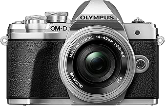 Olympus OM-D E-M10 Mark III Compact System Camera with 14-42 EZ Zoom Lens Silver Olympus OM-D E-M10 Mark III Compact System Camera with 14-42 EZ Zoom Lens Silver