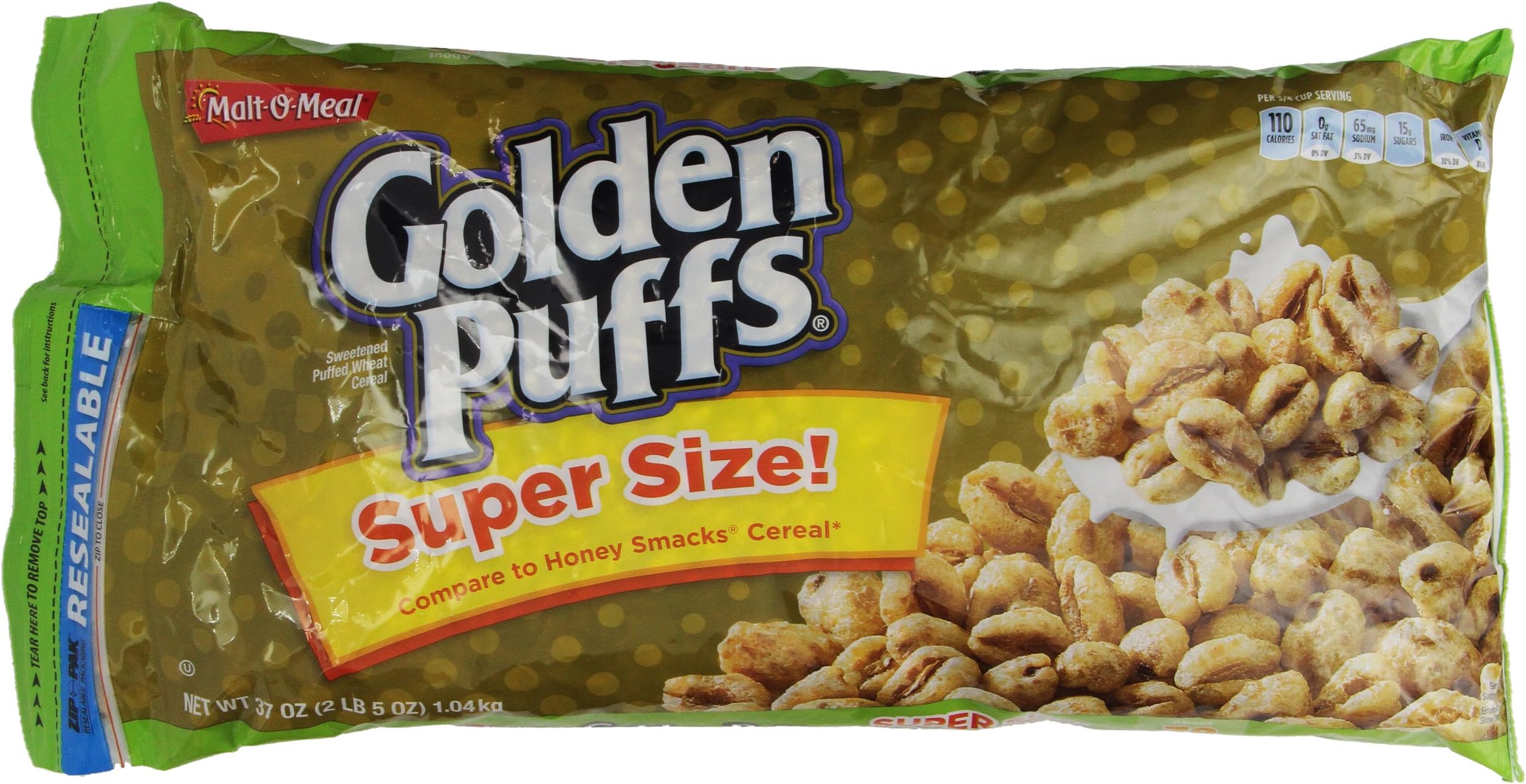 MOM Brands Malt-O-Meal Golden Puffs Snack, 15.94 Pound (Pack of 6)