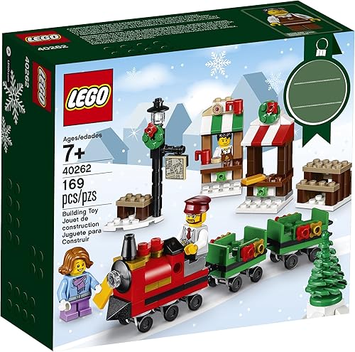 Miniatura 4 de LEGO 40262 Mini tren de Navidad, juego de temporada de día festivo 169 piezas